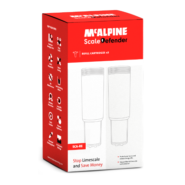McAlpine SCA-RE Scale Defender refill cartridge pack of two