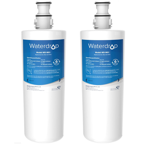 Waterdrop WD-W01 F701R replacement filter twin pack for Insinkerator boiling taps