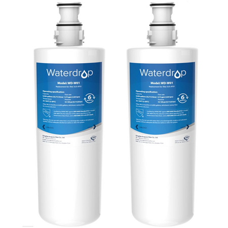 Waterdrop WD-W01 F701R replacement filter twin pack for Insinkerator boiling taps